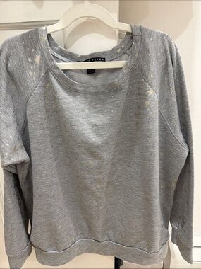 Prince Peter Collection Gray Sweatshirt with Gold Stars